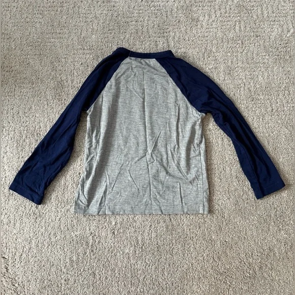 Little Sleepies Play Seasame Street Blue Long Sleeve Raglan Tee - Picture 3 of 3